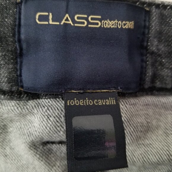 ROBERTO CAVALLI | jeans slim fit black sz 38 - Picture 3 of 5